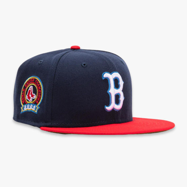 New Era x MLB Beer Pack 'Boston Red Sox 2004 World Series Champions' 59Fifty Patch Fitted Hat (Hat Club Exclusive) - SOLE SERIOUSS (1)