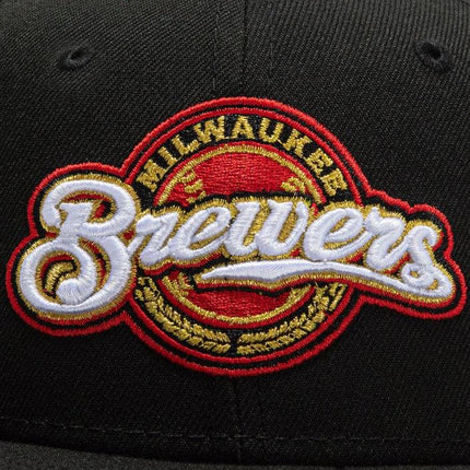 New Era x MLB Beer Pack 'Milwaukee Brewers 40th Anniversary' 59Fifty Patch Fitted Hat (Hat Club Exclusive) - SOLE SERIOUSS (5)