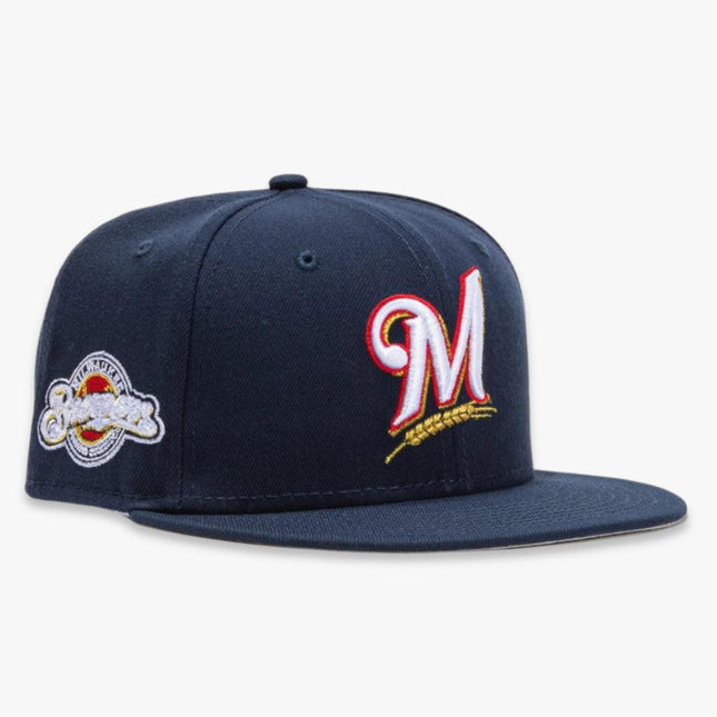 New Era x MLB Beer Pack 'Milwaukee Brewers Team Logo' 59Fifty Patch Fitted Hat (Hat Club Exclusive)' - SOLE SERIOUSS (1)