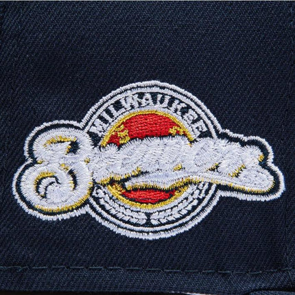 New Era x MLB Beer Pack 'Milwaukee Brewers Team Logo' 59Fifty Patch Fitted Hat (Hat Club Exclusive)' - SOLE SERIOUSS (5)