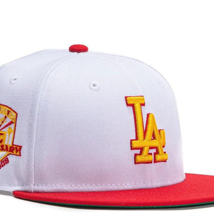 New Era x MLB Burger Pack 'Los Angeles Dodgers 50th Anniversary' 59Fifty Patch Fitted Hat (Hat Club Exclusive) - SOLE SERIOUSS (1)