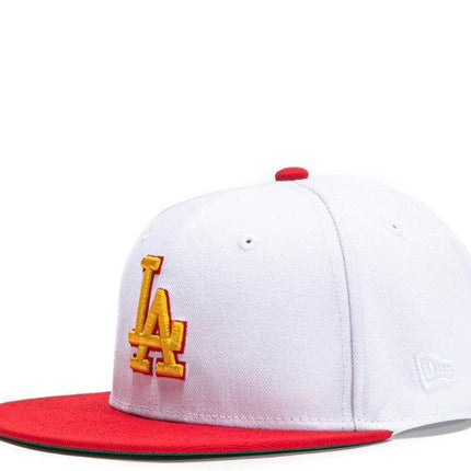 New Era x MLB Burger Pack 'Los Angeles Dodgers 50th Anniversary' 59Fifty Patch Fitted Hat (Hat Club Exclusive) - SOLE SERIOUSS (2)