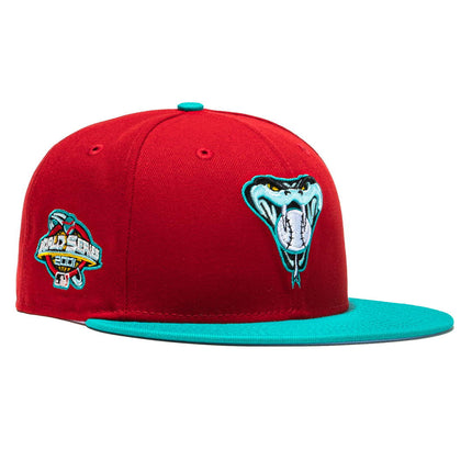 New Era x MLB Captain Planet 2.0 'Arizona Diamondbacks 2001 World Series' 59Fifty Patch Fitted Hat (Hat Club Exclusive) - SOLE SERIOUSS (1)