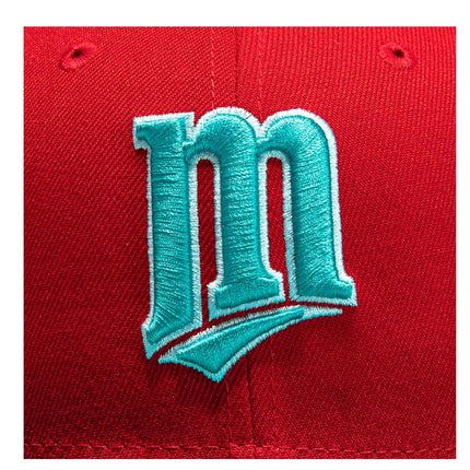 New Era x MLB Captain Planet 2.0 'Minnesota Twins 50th Anniversary' 59Fifty Patch Fitted Hat (Hat Club Exclusive) - SOLE SERIOUSS (4)