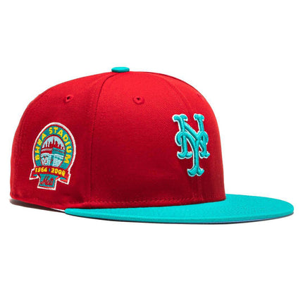 New Era x MLB Captain Planet 2.0 'New York Mets Shea Stadium' 59Fifty Patch Fitted Hat (Hat Club Exclusive) - SOLE SERIOUSS (1)