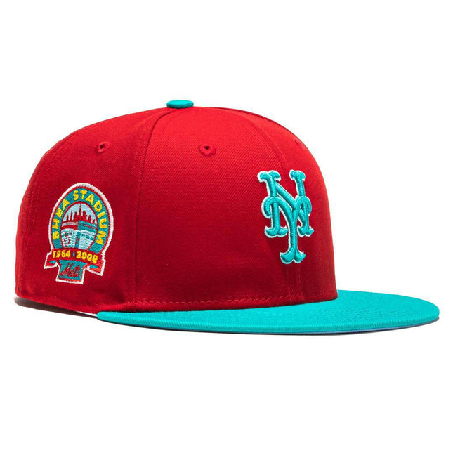 New Era x MLB Captain Planet 2.0 'New York Mets Shea Stadium' 59Fifty Patch Fitted Hat (Hat Club Exclusive) - SOLE SERIOUSS (1)