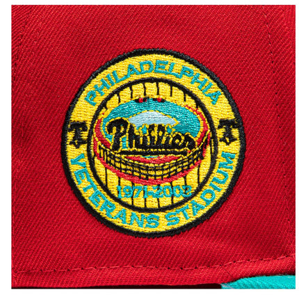 New Era x MLB Captain Planet 2.0 'Philadelphia Phillies Veterans Stadium' 59Fifty Patch Fitted Hat (Hat Club Exclusive) - SOLE SERIOUSS (5)