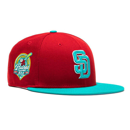 New Era x MLB Captain Planet 2.0 'San Diego Padres 40th Anniversary' 59Fifty Patch Fitted Hat (Hat Club Exclusive) - SOLE SERIOUSS (1)