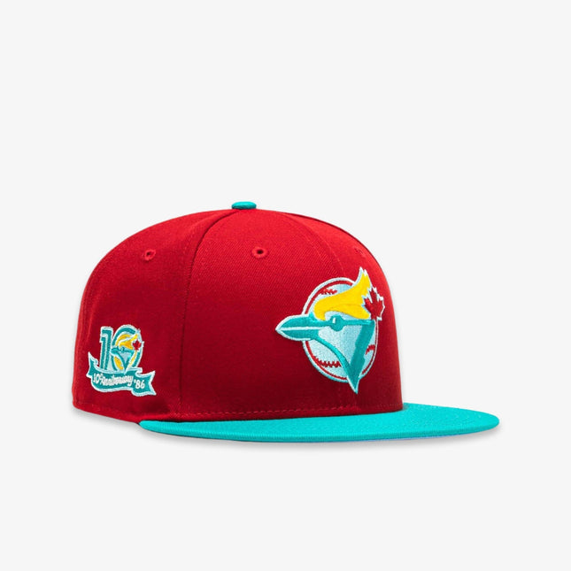 New Era x MLB Captain Planet 2.0 'Toronto Blue Jays 10th Anniversary' 59Fifty Patch Fitted Hat (Hat Club Exclusive) - SOLE SERIOUSS (1)