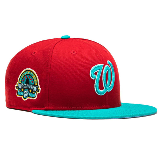 New Era x MLB Captain Planet 2.0 'Washington Nationals RFK Robert F. Kennedy Stadium' 59Fifty Patch Fitted Hat (Hat Club Exclusive) - SOLE SERIOUSS (1)