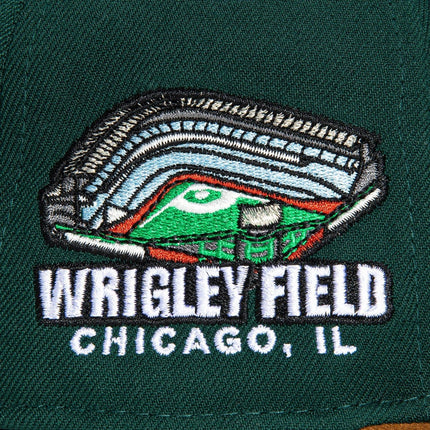 New Era x MLB 'Chicago Cubs Wrigley Field' 59Fifty Patch Fitted Hat Green / Khaki - SOLE SERIOUSS (4)