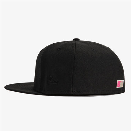 New Era x MLB Cookies and Cream 'Chicago Cubs Logo' 59Fifty Patch Fitted Hat Black / Pink - SOLE SERIOUSS (2)