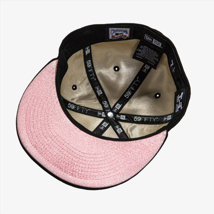 New Era x MLB Cookies and Cream 'Chicago Cubs Logo' 59Fifty Patch Fitted Hat Black / Pink - SOLE SERIOUSS (3)