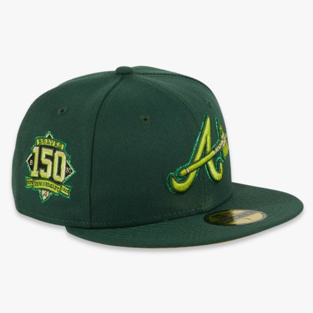 New Era x MLB Crocodile 'Atlanta Braves 150th Anniversary' 59Fifty Patch Fitted Hat (Hat Club Exclusive) - SOLE SERIOUSS (1)