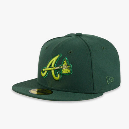 New Era x MLB Crocodile 'Atlanta Braves 150th Anniversary' 59Fifty Patch Fitted Hat (Hat Club Exclusive) - SOLE SERIOUSS (3)