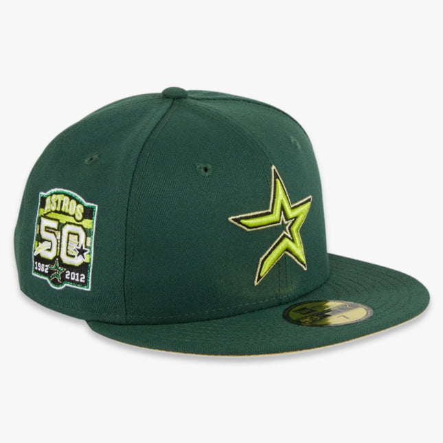 New Era x MLB Crocodile 'Houston Astros 50th Anniversary' 59Fifty Patch Fitted Hat (Hat Club Exclusive) - SOLE SERIOUSS (1)