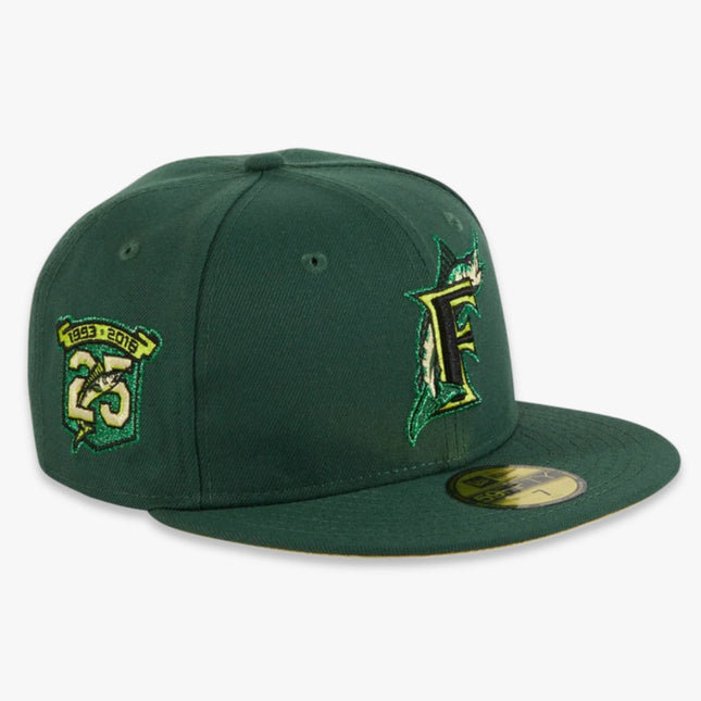 New Era x MLB Crocodile 'Miami Marlins 25th Anniversary' 59Fifty Patch Fitted Hat (Hat Club Exclusive) - SOLE SERIOUSS (1)
