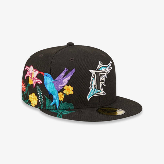 New Era x MLB Florida Marlins 59Fifty Patch Fitted Hat 'Blooming' SS22 - SOLE SERIOUSS (1)