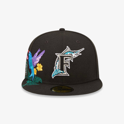 New Era x MLB Florida Marlins 59Fifty Patch Fitted Hat 'Blooming' SS22 - SOLE SERIOUSS (3)