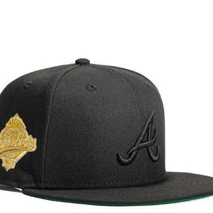 New Era x MLB Gold Digger 'Atlanta Braves 1995 World Series' 59Fifty Patch Fitted Hat (Hat Club Exclusive) - SOLE SERIOUSS (1)