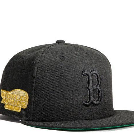 New Era x MLB Gold Digger 'Boston Red Sox 2004 World Series' 59Fifty Patch Fitted Hat (Hat Club Exclusive) - SOLE SERIOUSS (1)