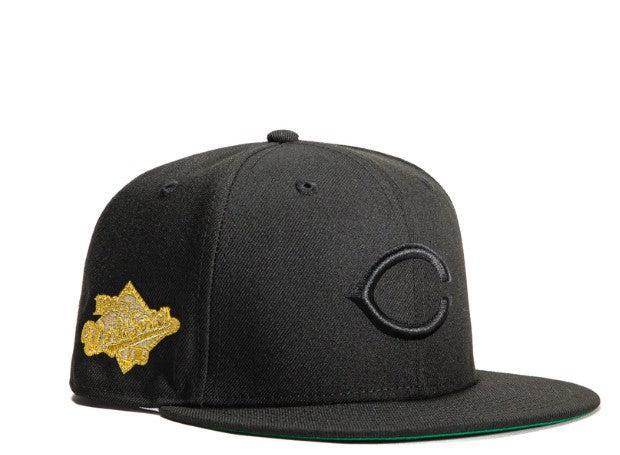 New Era x MLB Gold Digger 'Cincinnati Reds 1990 World Series' 59Fifty Patch Fitted Hat (Hat Club Exclusive) - SOLE SERIOUSS (1)