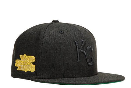 New Era x MLB Gold Digger 'Kansas City Royals 1985 World Series' 59Fifty Patch Fitted Hat (Hat Club Exclusive) - SOLE SERIOUSS (1)