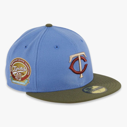 New Era x MLB Great Outdoors 'Minnesota Twins 40th Anniversary American League Champions' 59Fifty Patch Fitted Hat (Hat Club Exclusive) - SOLE SERIOUSS (1)