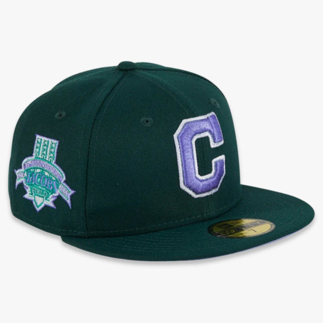 New Era x MLB Lavender Fields 'Cleveland Indians Jacobs Field' 59Fifty Patch Fitted Hat (Hat Club Exclusive) - SOLE SERIOUSS (1)