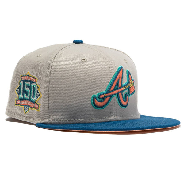 Men's Atlanta Braves New Era Light Blue 150th Anniversary 59FIFTY