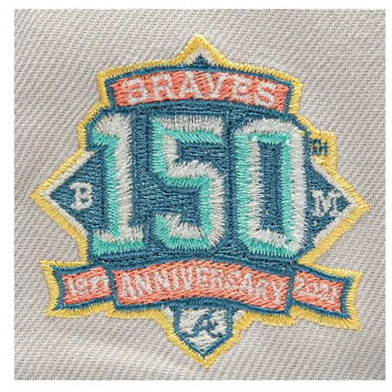 New Era x MLB Ocean Drive 'Atlanta Braves 150th Anniversary' 59Fifty Patch Fitted Hat (Hat Club Exclusive) - SOLE SERIOUSS (5)