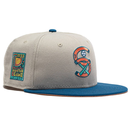 New Era x MLB Ocean Drive 'Chicago White Sox 1933 Inaugural All-Star Game' 59Fifty Patch Fitted Hat (Hat Club Exclusive) - SOLE SERIOUSS (1)