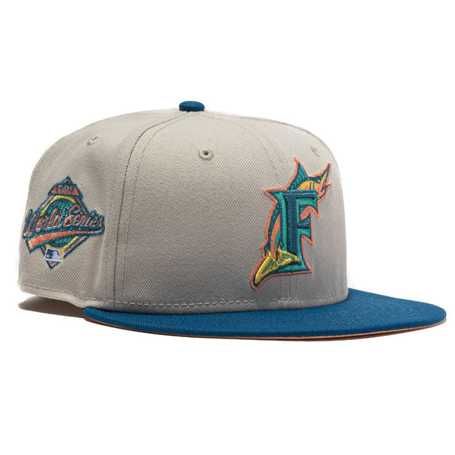 New Era x MLB Ocean Drive 'Florida Marlins 1997 World Series' 59Fifty Patch Fitted Hat (Hat Club Exclusive) - SOLE SERIOUSS (1)