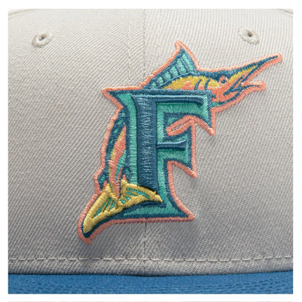 New Era x MLB Ocean Drive 'Florida Marlins 1997 World Series' 59Fifty Patch Fitted Hat (Hat Club Exclusive) - SOLE SERIOUSS (4)