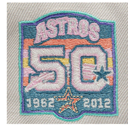 New Era x MLB Ocean Drive 'Houston Astros 50th Anniversary' 59Fifty Patch Fitted Hat (Hat Club Exclusive) - SOLE SERIOUSS (5)