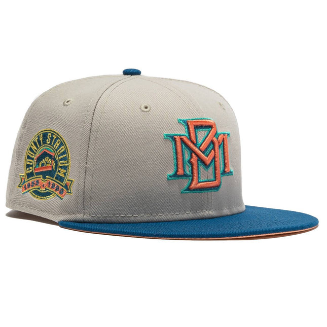 New Era x MLB Ocean Drive 'Milwaukee Brewers 25th Anniversary' 59Fifty Patch Fitted Hat (Hat Club Exclusive) - SOLE SERIOUSS (1)