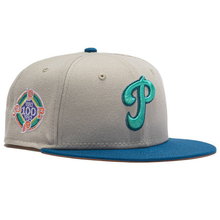 New Era x MLB Ocean Drive 'Philadelphia Phillies 1980 World Series' 59Fifty Patch Fitted Hat (Hat Club Exclusive) - SOLE SERIOUSS (1)
