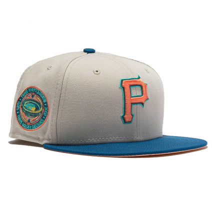 New Era x MLB Ocean Drive 'Pittsburgh Pirates Three Rivers Stadium' 59Fifty Patch Fitted Hat (Hat Club Exclusive) - SOLE SERIOUSS (1)