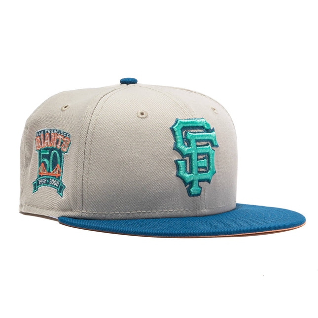 New Era x MLB Ocean Drive 'San Francisco Giants 50th Anniversary' 59Fifty Patch Fitted Hat (Hat Club Exclusive) - SOLE SERIOUSS (1)