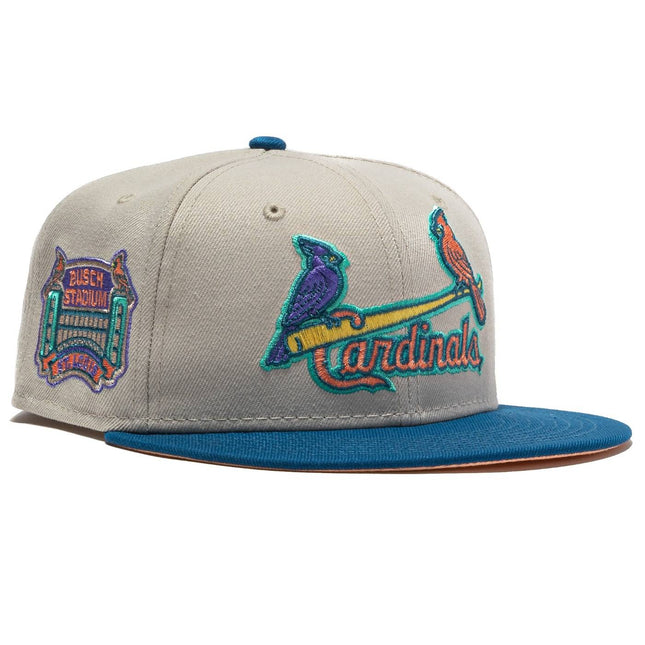 New Era x MLB Ocean Drive 'St. Louis Cardinals Busch Stadium' 59Fifty Patch Fitted Hat (Hat Club Exclusive) - SOLE SERIOUSS (1)