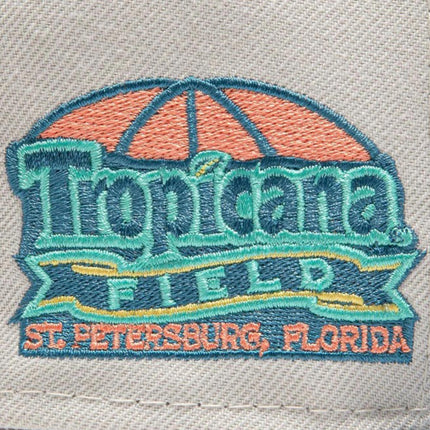 New Era x MLB Ocean Drive 'Tampa Bay Rays Tropicana Field' 59Fifty Patch Fitted Hat (Hat Club Exclusive) - SOLE SERIOUSS (5)