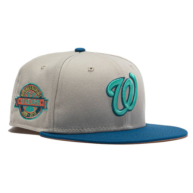 New Era x MLB Ocean Drive 'Washington Nationals 10th Anniversary' 59Fifty Patch Fitted Hat (Hat Club Exclusive) - SOLE SERIOUSS (1)