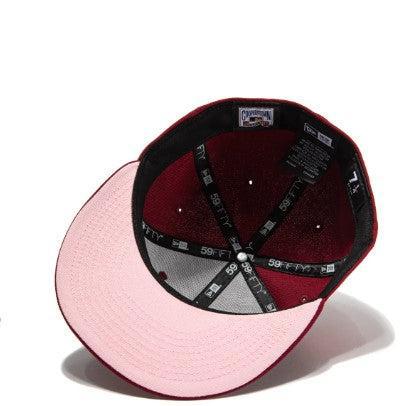 New Era x MLB Red Velvet 'Arizona Diamondbacks 1998 Inaugural' 59Fifty Patch Fitted Hat (Hat Club Exclusive) - SOLE SERIOUSS (3)