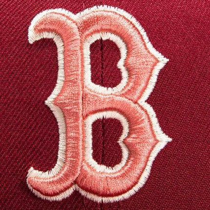 New Era x MLB Red Velvet 'Boston Red Sox 2018 World Series' 59Fifty Patch Fitted Hat (Hat Club Exclusive) - SOLE SERIOUSS (4)