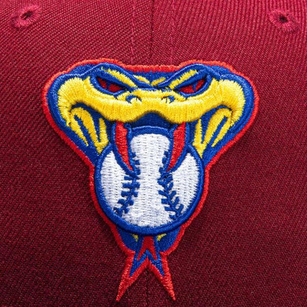 New Era x MLB Sangria 'Arizona Diamondbacks 20th Anniversary' 59Fifty Patch Fitted Hat (Hat Club Exclusive) - SOLE SERIOUSS (4)