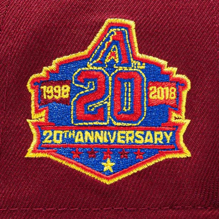New Era x MLB Sangria 'Arizona Diamondbacks 20th Anniversary' 59Fifty Patch Fitted Hat (Hat Club Exclusive) - SOLE SERIOUSS (5)