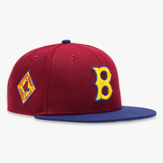 New Era x MLB Sangria 'Boston Red Sox 1946 All-Star Game' 59Fifty Patch Fitted Hat (Hat Club Exclusive) - SOLE SERIOUSS (1)