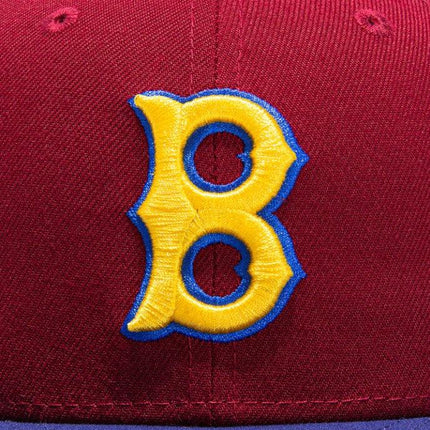 New Era x MLB Sangria 'Boston Red Sox 1946 All-Star Game' 59Fifty Patch Fitted Hat (Hat Club Exclusive) - SOLE SERIOUSS (4)