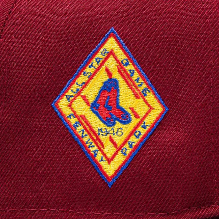 New Era x MLB Sangria 'Boston Red Sox 1946 All-Star Game' 59Fifty Patch Fitted Hat (Hat Club Exclusive) - SOLE SERIOUSS (5)