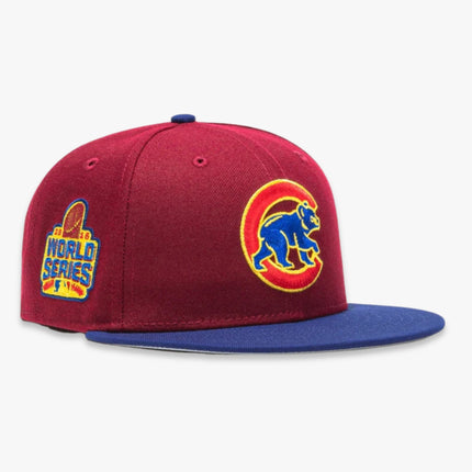 New Era x MLB Sangria 'Chicago Cubs 2016 World Series' 59Fifty Patch Fitted Hat (Hat Club Exclusive) - SOLE SERIOUSS (1)